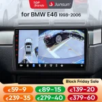 Junsun Wireless CarPlay for Apple Android Auto Car Radio for BMW E46 M3 X5 1998-2006 GPS RDS Touch Screen