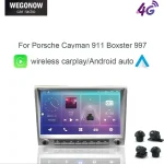 720P CarPlay 8" 2 din grey Android 14.0 Car player 8 Core 8GB multimedia GPS autoradio For Porsche 911 997 987 Cayman Boxster - Imagine 4