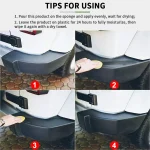 Car Plastic Restorer Back To Black Gloss Plastic Renovator Longlasting Coating Leather Restore Auto Polish Cleaning Products - Imagine 6