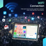 Hikity 2Din 9'' Car Stereo for VW Passat Golf MK5 MK6 Jetta Multimedia Player GPS Navigation Carplay Android Auto BT Autoradio - Imagine 5