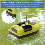 D18B GPS Fishing Bait Boat 3 Bait Containers 2kg Bearing Capacity Automatic Bait Boat 400-500M Remote Range Fishing RC Boat - Imagine 2