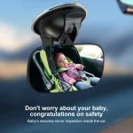 Car Safety View Back Seat Mirror Baby Car Mirror Infant Facing Rear Ward Child Care Safety Kids Monitor Car Rearview Mirror - Imagine 2