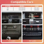 1920*720 Wireless Carplay Android Auto Car Multimedia Player For BMW X3 X4 F25 F26 CIC NBT Touch Screen Display Head Unit - Imagine 2