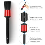 5Pcs Car Cleaning Brush Kit Auto Detail Brushes Dust Brushes For Car Interior Detailing Brush Set Wheel Rims Clean Brush Tools - Imagine 5