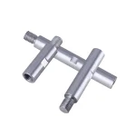 3Pcs M14 Angle Grinder Extension Connecting Rod 75/100/140mm Thread Adapter Extension Shaft With Nuts Thread Adapter Rod - Imagine 2
