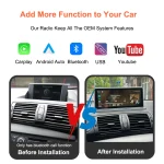 Bonroad Wireless CarPlay Android Car Car Multimedia Screen For BMW 1 Series E81 E82 E87 E88 CCC CIC iDrive Youtube Airplay Unit - Imagine 3
