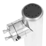 2pcs Stainless Steel Fishing Rod Holders for Fishing Boats For rails from 19 mm (3/4 ") to 25 mm (1") dia. - Imagine 6