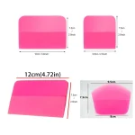 4 in 1 PPF Squeegee Anti-Scratch Rubber Scraper Soft TPU Mini Car Wrap Squeegee for film installation Vinyl Window Tint Tools - Imagine 2