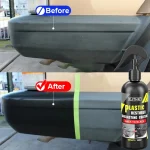 Car Plastic Restorer Back To Black Gloss Plastic Renovator Longlasting Coating Leather Restore Auto Polish Cleaning Products - Imagine 2