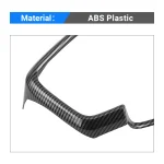For Honda CRV 2023 2024 2025 CR-V 6th Gen Hybrid ABS Carbon Fiber Car Instrument display Speedometer Gauge Cover Accessories - Imagine 4
