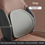 Car Heated Lumbar Cushion Winter Waist Pillow Back Rest Cushion Pillow Rebound Waist Pillow Office Chair Waist Hot Compress - Imagine 3