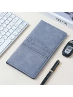 1pc Car Registration and Insurance Card Holder, Car Document Folder for Cards and Documents, Glove Box File Organizer for Easy A - Imagine 4