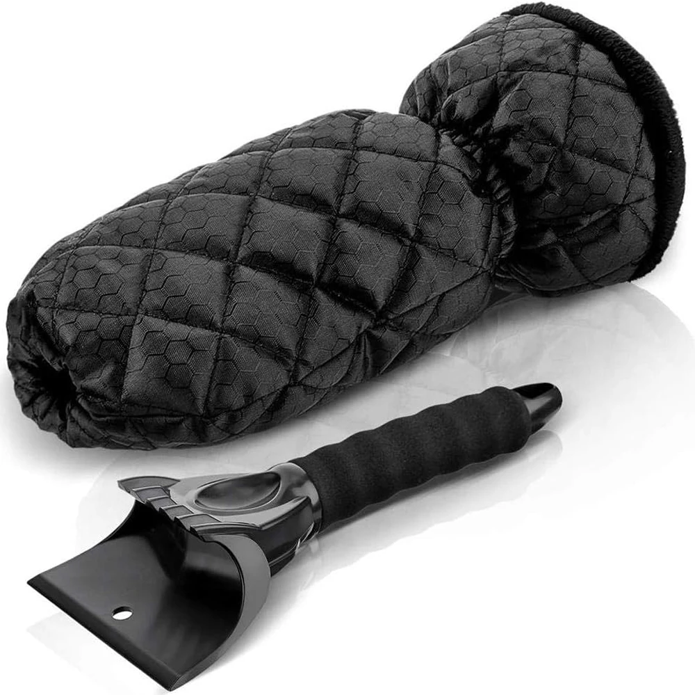 kf-S7046ef5a7b664997bd995e6431f101f6a Podofo Ice Scraper Snow Removal Car Windshield Window Snow Cleaning Scraping Tool Car Ice Breaker Snow Shovel Tool - Imagine 1