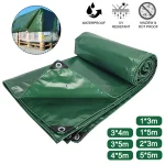 3/4/5m Waterproof Rain Cover Tarpaulin Canopy Awning UV Block Car Awning Camping Fishing Sunshade Hiking Camping Shed Cloth - Imagine 3
