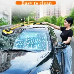 2022 New Car Cleaning Brush Car Wash Brush Telescoping Long Handle Cleaning Mop Chenille Broom Auto Accessories - Imagine 4