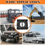 Car Seat Rotating Chassis with Slide Rail Universal Heavy Duty Seat 360 Degree Swivel Base for Motorhome - Imagine 6