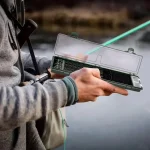 European Carp Fishing Main Line Box, Durable Polypropylene Tackle Storage Organizer with Adjustable Dividers for Leader Line Spo - Imagine 4