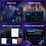 Camecho Car Radio For Porsche Cayenne 2003-2010 Wireless CarPlay Android Auto Multimedia Player 6+128G 4G WIFI Mirror Link GPS - Imagine 4