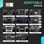 Podofo 7 "9" CarPlay Android Car Radio For Volkswagen VW Golf Passat JETTA Skoda SEAT Car Intelligent System 2din GPS Car Radio - Imagine 2