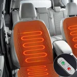 Heated Car Seat Cover 12V/24V Winter Seat Cushion Seat Pad Car Seat Protector Cover Heating Pad for Cars Trucks SUV - Imagine 5