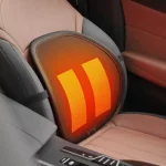 Car Heated Lumbar Cushion Winter Waist Pillow Back Rest Cushion Pillow Rebound Waist Pillow Office Chair Waist Hot Compress