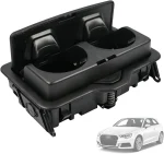 Center Console Cup Holder 4M0885995A Fit Audi A3 Q2 Q3 Q5 Q7 SQ7 Q8 2016-2024 Rear Armrest Drink Holder Replacement