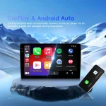 Podofo 4 + 128GB Wireless CarPlay Android Car Radio Mirror Link 9 Inch Stereo Multimedia Player For Porsche Cgvenne 2003-2010 - Imagine 2