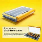3500 Series Fishing Tackle Box Waterproof Anti corrosion Multi Compartments Storage Organizer for Squid Jig Lure Hook Bait Box - Imagine 4