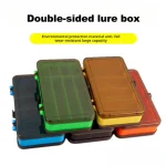 Portable Double-sided Lure Box Multi-function Fishing Tackle Tray Waterproof Artificial Hard Bait Fishing Tackle Box - Imagine 4