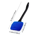 Car Cleaning Wash Tool with Long Handle Car Window Cleaner Washing Kit Windshield Wiper Microfiber Wiper Cleaner Cleaning Brush - Imagine 5