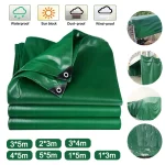 3/4/5m Waterproof Rain Cover Tarpaulin Canopy Awning UV Block Car Awning Camping Fishing Sunshade Hiking Camping Shed Cloth - Imagine 2