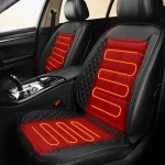 Car Seat Heating 12v Vehicle Headed Seat Cover Universal Driver Seat Cover Car Heater Cushion Pad - Imagine 2