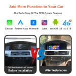 Bonroad 8.8 "Qualcomm 8G + 128G CarPlay Android Car Multimedia Stereo For BMW 3 Series E90 E91 5 Series E60 E61 CCC CIC - Imagine 4