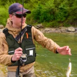 NEW Fishing Vest Multi-Pockets Fly Fishing Jacket Buoyancy Vest with Water Bottle Holder Kayaking Sailing Boating Water Sports - Imagine 2