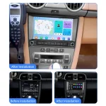 Carplay 2 din Android 14 Car DVD Player 8G Navigation DSP Stereo Bluetooth Wifi GPS Radio For Porsche 911 997 987 Cayman Boxster - Imagine 2