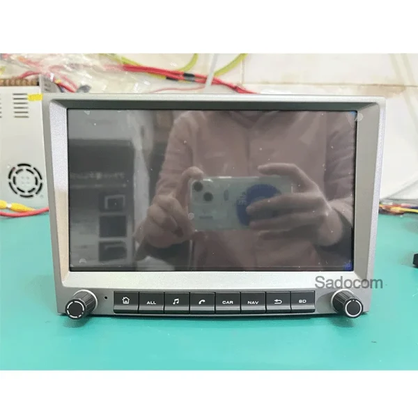 720P CarPlay 8" 2 din grey Android 14.0 Car player 8 Core 8GB multimedia GPS autoradio For Porsche 911 997 987 Cayman Boxster