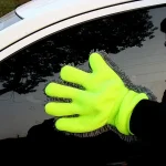 1/2Pcs Ultra-Luxury Microfiber Car Wash Gloves Car Cleaning Tool Home Use Multi-function Cleaning Brush Detailing Washing Gloves - Imagine 5
