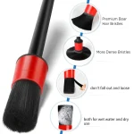 5Pcs Car Cleaning Brush Kit Auto Detail Brushes Dust Brushes For Car Interior Detailing Brush Set Wheel Rims Clean Brush Tools - Imagine 4
