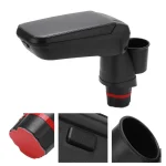Central Armrest Box with Water Cup Holder Replacement for Mercedes Smart Fortwo Forfour 453 15-19 Car Cup Stand Water Cup Holder - Imagine 2