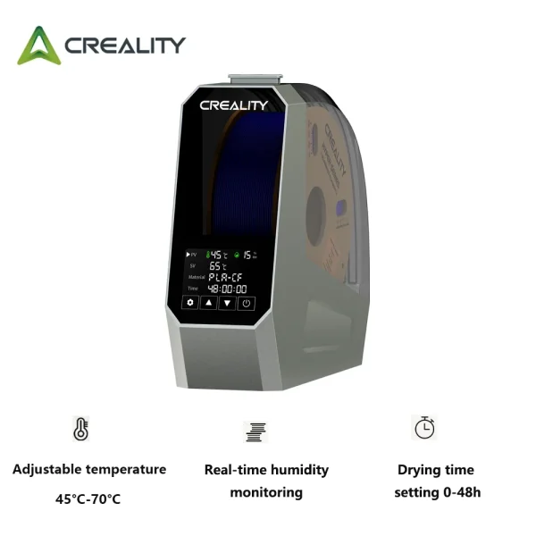 New Creality Space Pi Filament Dryer Box Upgraded Filament Storage Dehydrator 1kg 3D Printer Filament Dryer Box Storage Holder