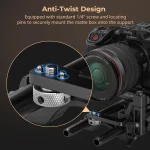 SmallRig Adjustable Swing-Away Support, 15mm Dual Rod Clamp with Side-Opening Rocker Anti-Twist Design, for Matte Box -4414 - Imagine 6