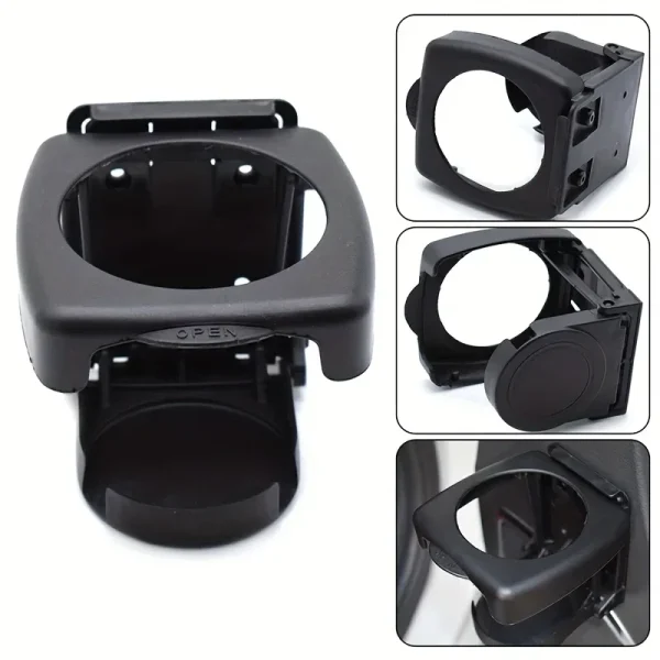 1pc Car Cup Holder, ABS Material, Foldable Beverage Stand for Office, RV, Yacht - Vehicle Drink Holder, Cup Holders for Vehicles