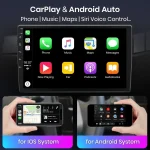 AWESAFEPX9 Wireless CarPlay Autoradio for BMW Mini Cooper R56 R57 R58 R60 2006-2013 Android 13 Car Radio Android Auto Stereo - Imagine 3