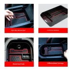 For Toyota RAV4 2019 2021 2022 2023 Central Storage Box Armrest Glove Holder Plate Car Container Organizer Car Accessories - Imagine 5