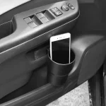 Multifunctional Storage Box Auto Interior Accessories Car Water Cup Holder Mobile Phone Beverage Holder Trash Can - Imagine 3