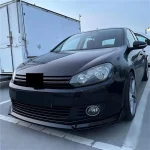 Maxton Style Car Front Bumper Splitter Lip Diffuser Body Kit Spoiler Guard Retrofit For Golf 6 MK6 Standard TSI TDI 2008~2012 - Imagine 3