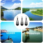 10pcs/lot Fishing Weight Sinker 3.5g 5g 7g 10g 14g 20g Water Drop Weights Fishing Tackle Accessories - Imagine 5
