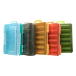 Fishing Tackle Boxes Double Layer Bait Container Portable Organizer Boxes Compartments Fishing Accessories Plastic Case - Imagine 4