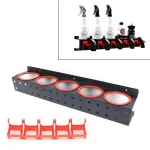 Garage Car Wash Tool Rack Wall Mounted Spray Bottle Holder Car Beauty Shop Accessories Display Auto Cleaning Detailing Tools