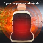 Car heated seat cushion 12V Heated Car Seat Cover Universal Warm Seat Heating Pad Winter Warmer Seat Heating Covers Car Accessor - Imagine 6